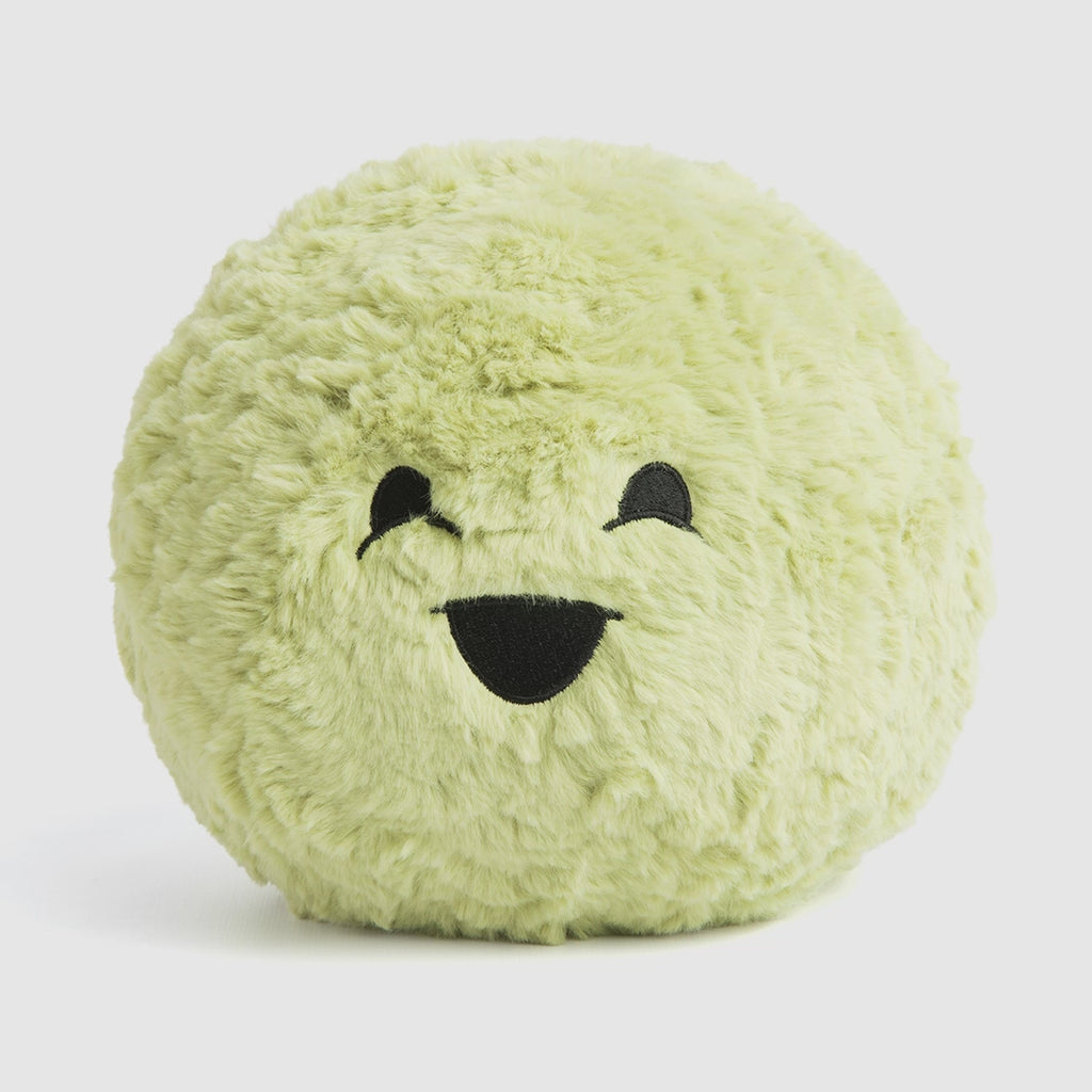 This video shows the Green Hug Ball alternating "Oh No" and "Oh Yeah!" expressions